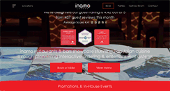 Desktop Screenshot of inamo-restaurant.com