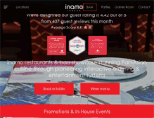 Tablet Screenshot of inamo-restaurant.com